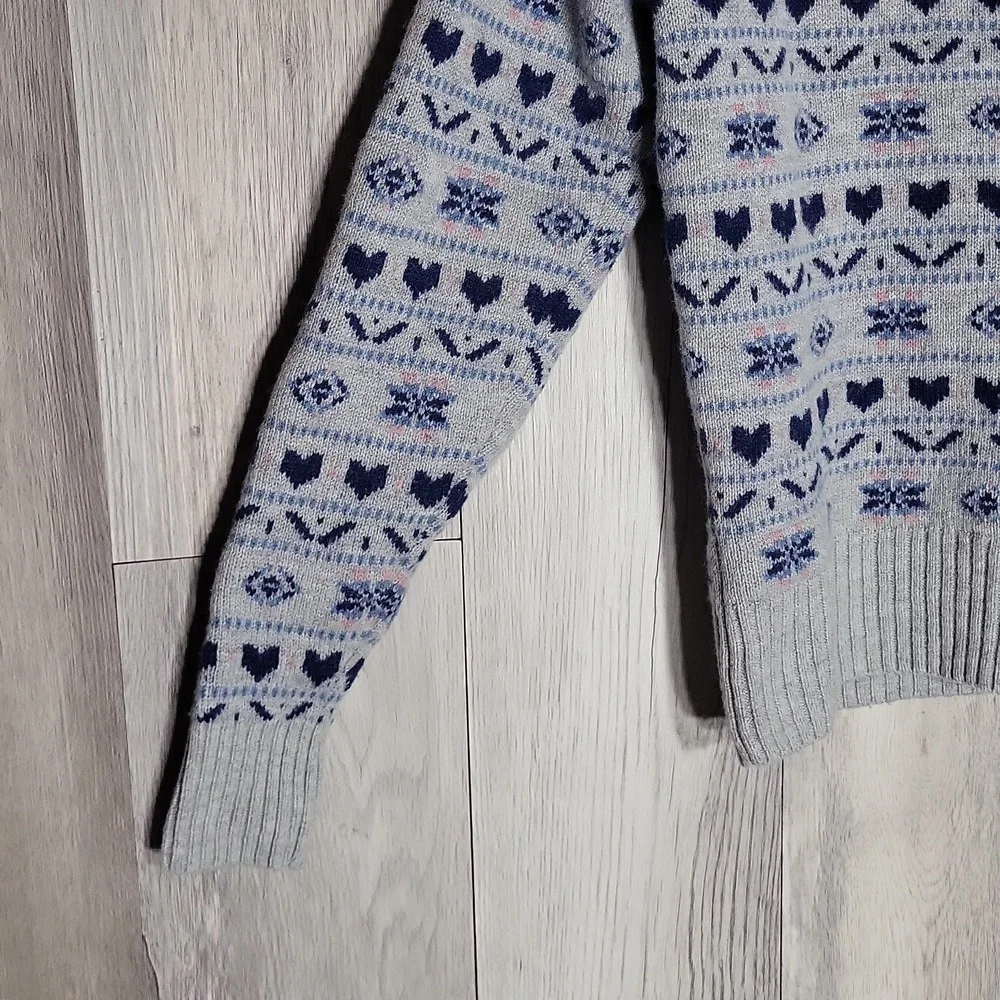 Toad & Co Womens Small Cazadero Crew‎ Neck Sweater Fair Isle Wool Knit Cabincore